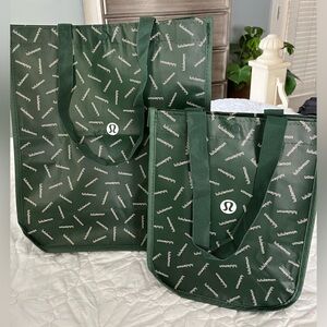 2 Never used limited edition Christmas lululemon bags.